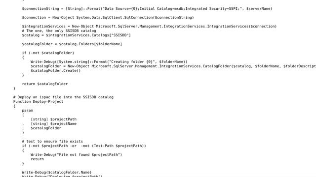 SQL Server 2016 using SQL Authentication deploy SSIS package in MSDB by using powershell смотреть онлайн