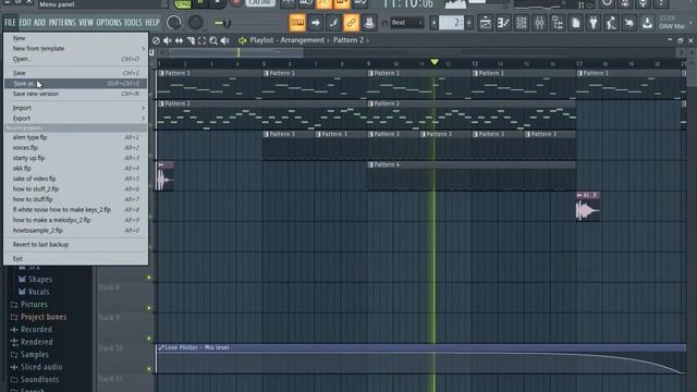 FL Studio 20 - How To Save Project