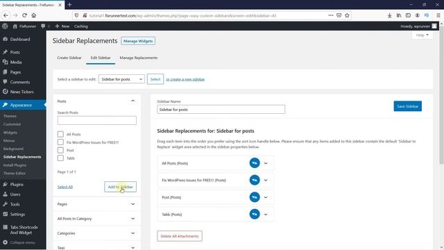How To Display Different Sidebars For Posts And Pages In WordPress смотреть онлайн