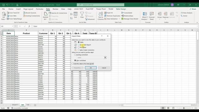 Create a Pivot Table from Multiple Sheets in Excel || Power Query or Union Query Excel смотреть онлайн