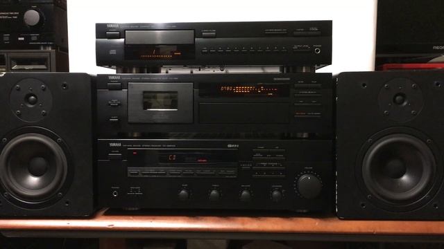 Yamaha set RX 395RDS KX 490 CDX 490 Tape mode part 1 смотреть онлайн