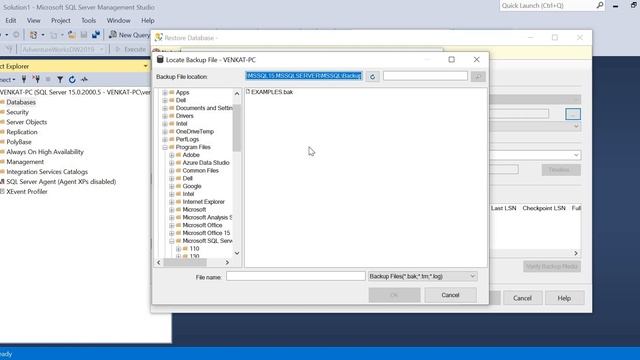 SQL 2019 New Feature | How to Restore Adventure Works in SQL 2019 | download adventureworks databas смотреть онлайн
