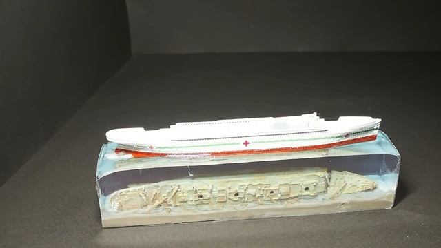 BRITANNIC WRECK (BEFORE AND AFTER) DIORAMA/ How to make/ DIY/ TITANIC SISTER SHIP смотреть онлайн