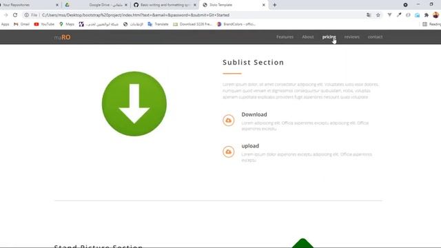 web Project Using HTML & CSS & JQuery &CSS3& Bootstrap (responsive 100%) смотреть онлайн