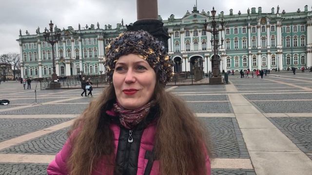 Дворцовая площадь. Экскурсии он-Лайн. Пешком по Петербургу. смотреть онлайн