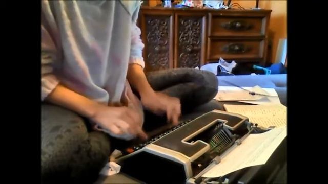 ASMR Typewriter Sounds, Clicking смотреть онлайн