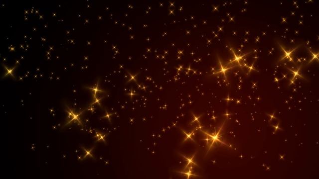 10min. Motion Background - Golden Stars