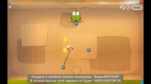 Прохождение игры «Ам Ням: перережь верёвку» | 1 часть