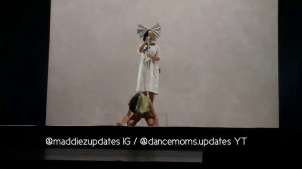 Maddie Ziegler's leotard breaks while performing Alive with Sia HQ