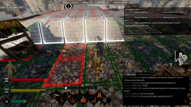 Life is Feudal: You Own Стройка кузницы печей для плавки и обжига