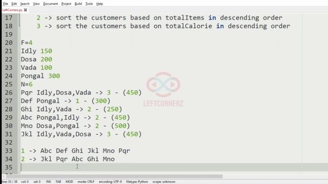 skillrack daily challenge logic and solution - customers - food calories (27-10-2020) [id -4099] смотреть онлайн