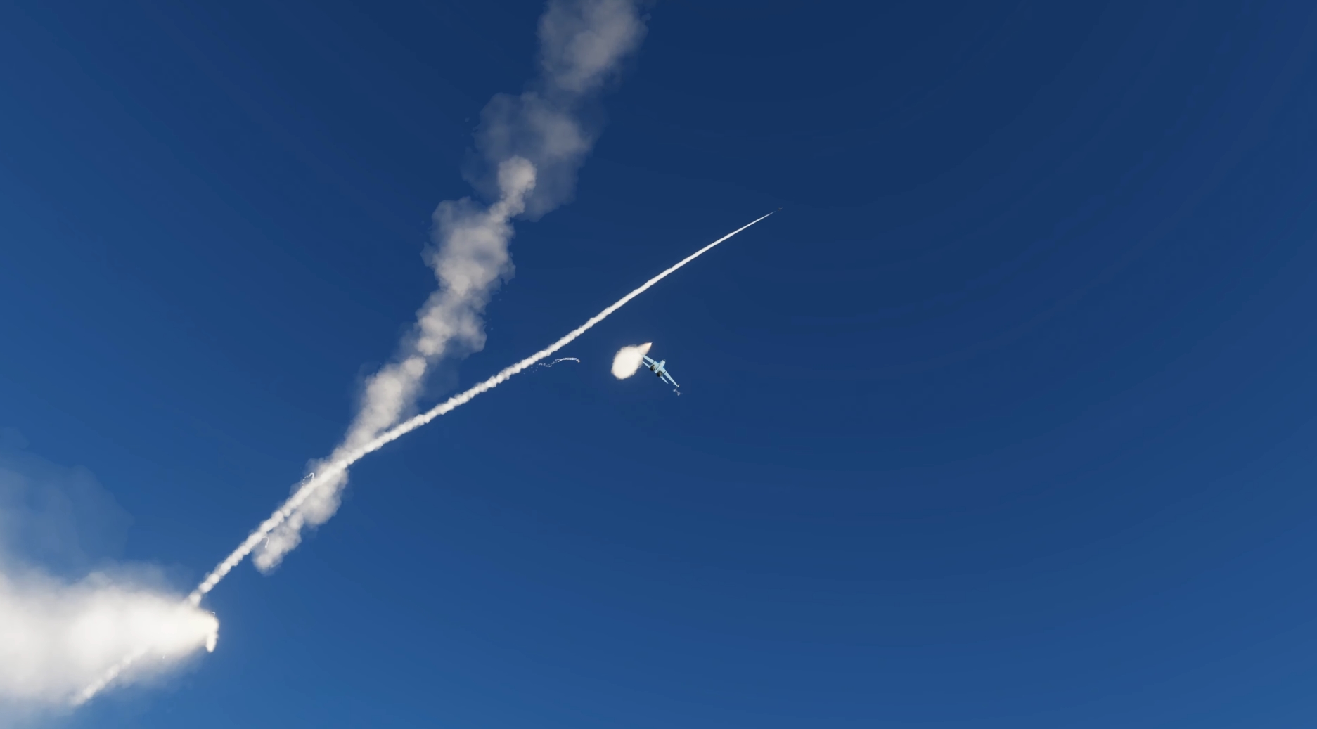 DCS: СУ27 против двух F18 в 4К.webm