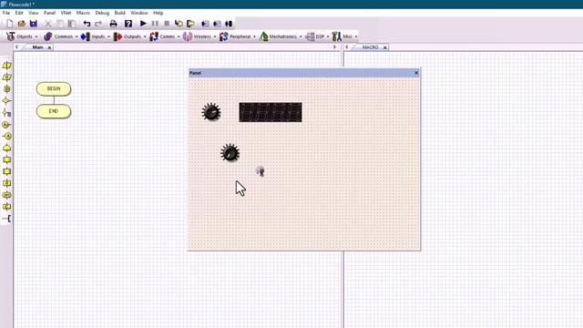 FLOWCODE обзор интерфейса
