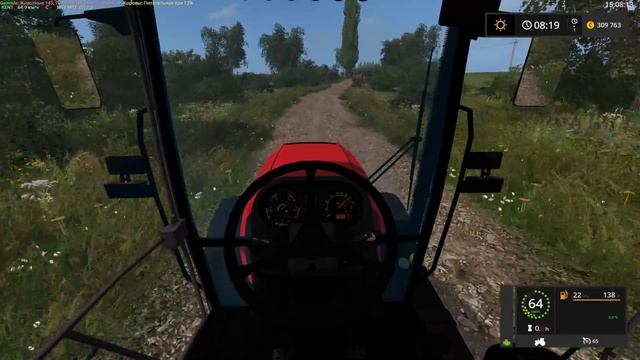 Мод трактор МТЗ MTZ-2022.3 v1.0.0.0 Фермер Симулятор 2017 смотреть онлайн