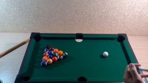 Настольный бильярд для детей! Pool table for Kids!