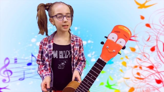 Квадроух и Алиса дают 6 урок для детей по игре на укулеле в студии "Просто Укулеле". Ремень укулеле смотреть онлайн