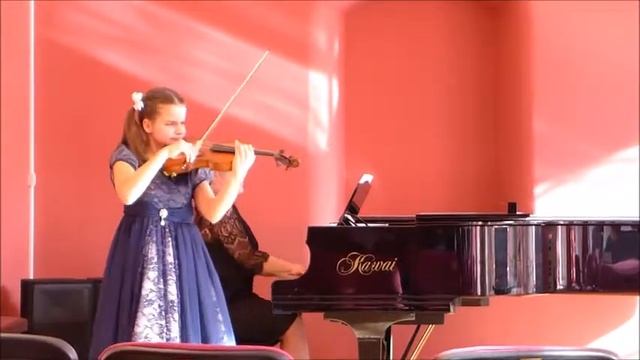 Образцова Екатерина,12 лет. С Рахманинов Вокализ Ф Крейслер Маленький венский марш смотреть онлайн