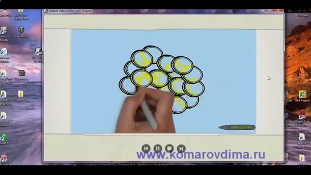 Дмитрий Комаров: Как создать различные презентации на Videoscribe" смотреть онлайн