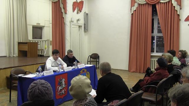 Встреча руководства управы района Дорогомилово с населением 20.03.2019 (часть 1) смотреть онлайн