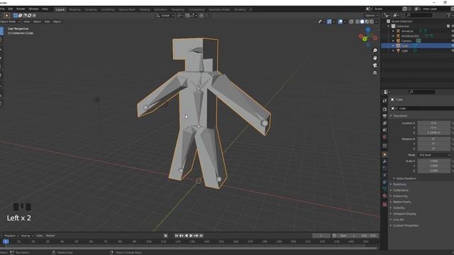 How to create rigged mesh on blender and import it in Roblox Studio смотреть онлайн