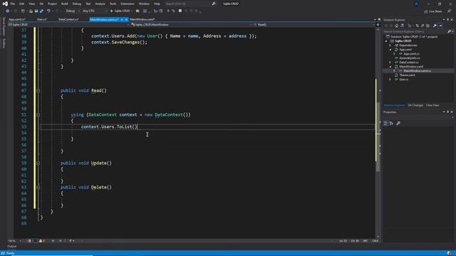 C# CRUD Operations With SQLite Database Using Entity Framework смотреть онлайн