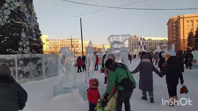 рождественские гуляния в Челябинске смотреть онлайн