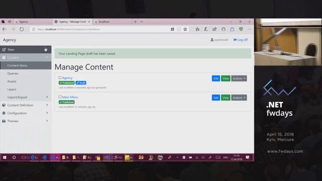 Andrii Chebukin "Введение в разработку на Orchard Core CMS" [Workshop] смотреть онлайн
