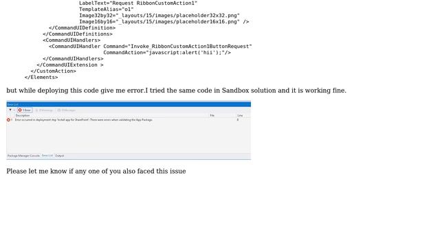 Sharepoint: Call Javascript code in Custom Ribbon Action for office 365 смотреть онлайн