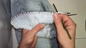 Детский комбинезон для новорожденного спицами. МК