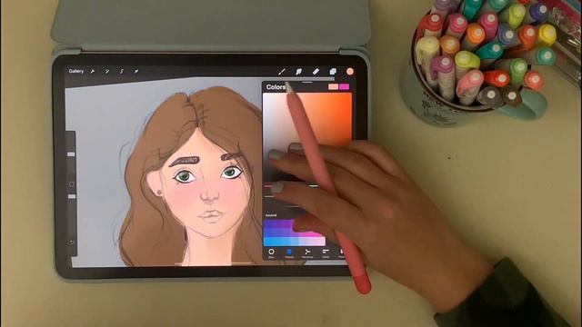 ✨IPAD + PROCREATE SPEEDPAINT! ✨|| Drawing on my iPad Air 4 ✏️ смотреть онлайн