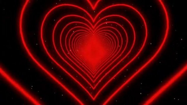 Переливающиеся Сердца | Фон Сердечки 1 ЧАС