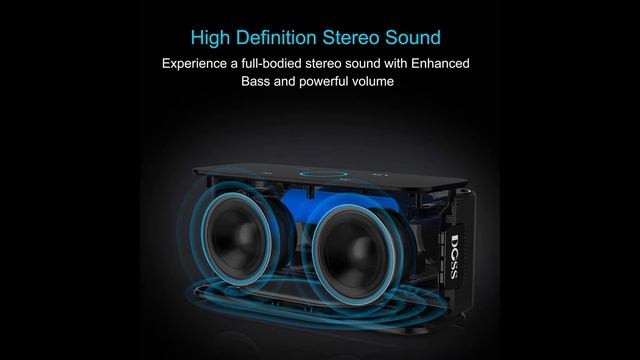 DOSS Touch Wireless Bluetooth V4.0 Portable Speaker with HD Sound and Bass (Black) ||Review|| Amazo смотреть онлайн