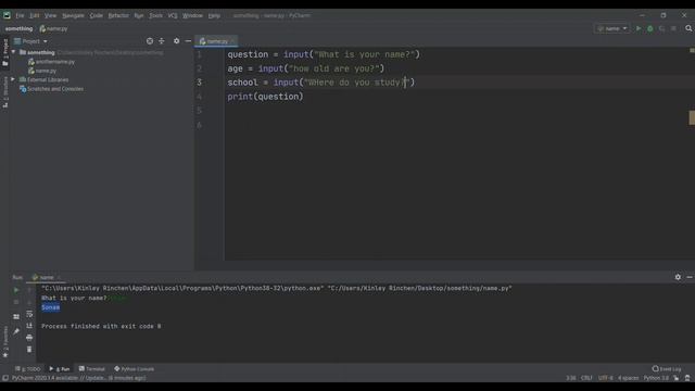 Python Tutorial for Beginners (input) смотреть онлайн