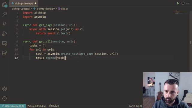 Web Scraping with AIOHTTP and Python смотреть онлайн