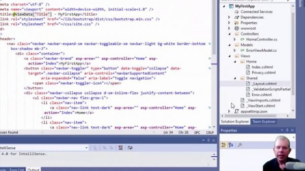 Create a web application with C#, Visual Studio and ASP.NET Core