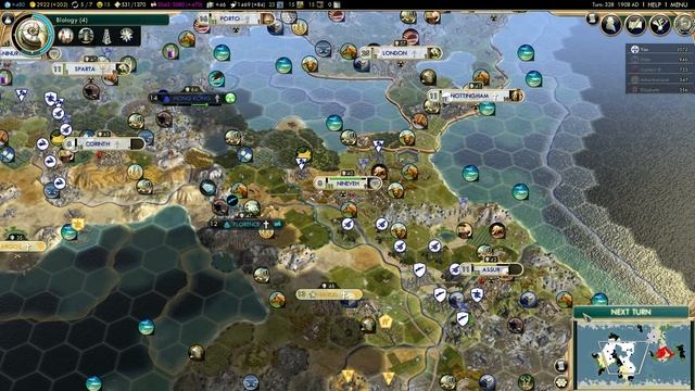 Let's Play Civilization 5: Brave New World - Game 1: Portugal - Part 20: Tourism Time смотреть онлайн