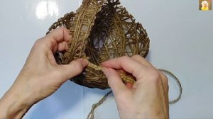 КОРЗИНКА из ВОЗДУШНОГО ШАРА легко и просто.сделать корзинку СВОИМИ РУКАМИ.Пасхальные Поделки.DIY.