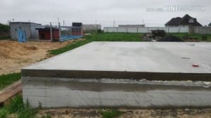 Монолитная плита на ленточном фундаменте.