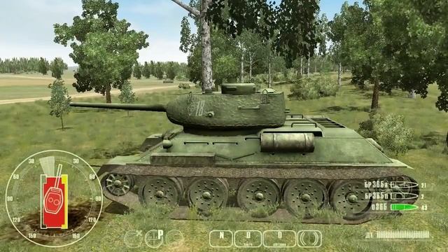 Самый Реалистичный Симулятор Танка Второй Мировой ! Т 34 против Тигра смотреть онлайн