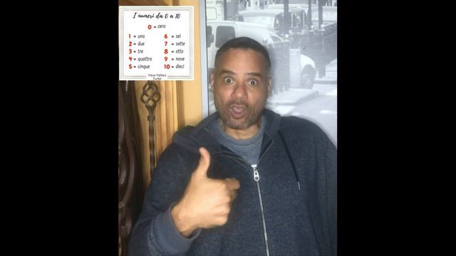 Минута итальянского. Un minuto di italiano.I numeri da 0 a 10, числа от 0 до 10 в итальянском языке смотреть онлайн