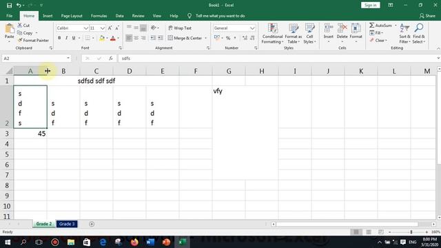 ICT Lesson 4 - Ms Excel - Unit 7 -Grade 10 смотреть онлайн