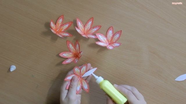 Открытка на 8 МАРТА своими руками! Для любимой Мамы, бабушки, сестры или подруги! смотреть онлайн