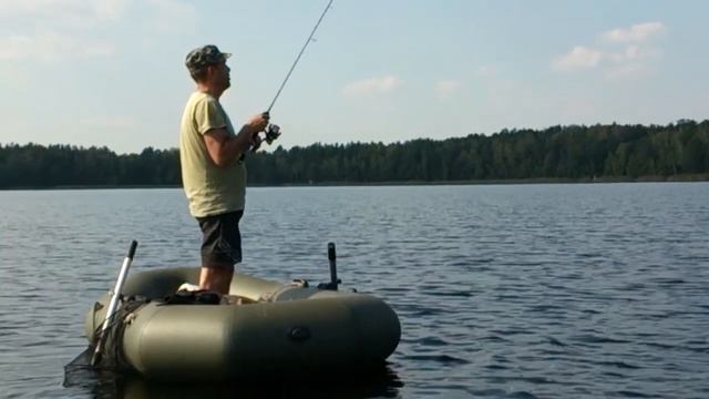 3 озера Славік ловить окуня 1. 2017г-озеро Великое, Заречнянский район. смотреть онлайн