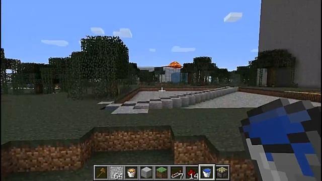 Minecraft easy way to make big ponds with still water смотреть онлайн