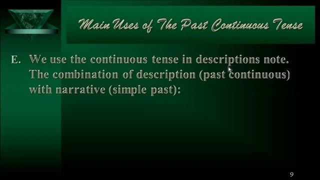 Past Continuous Tense смотреть онлайн