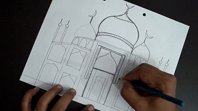 Ramadan Drawing Easy || Eid Drawing || Pencil Drawing || Pencil Sketching || رسم رمضان смотреть онлайн
