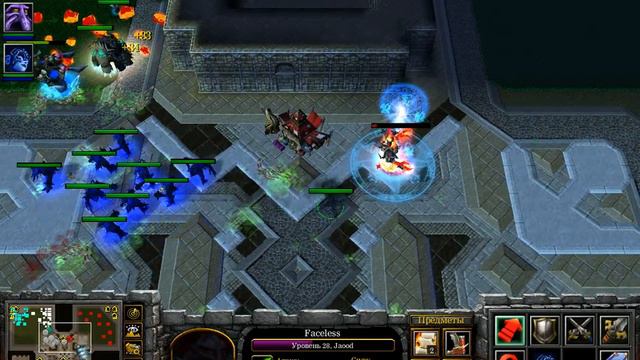 Warсraft 3 Footman Frenzy Action: Jaood + CopyCat = Invincible смотреть онлайн