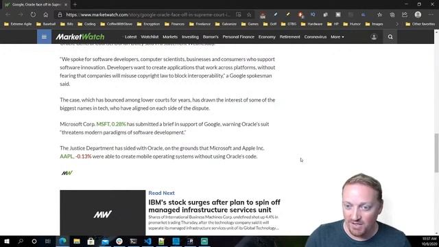 Oracle vs Google, Battle of the Titans - Coffee With Steve смотреть онлайн