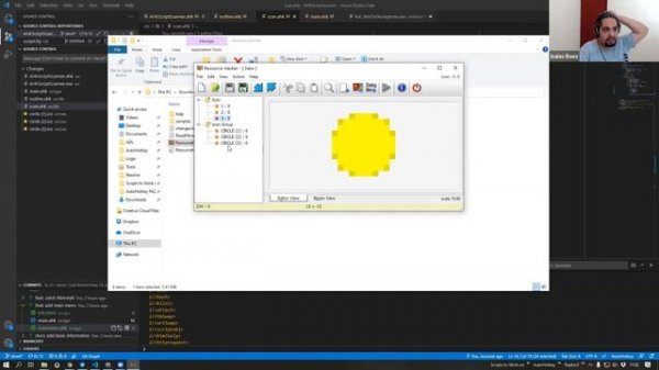 Creating a DLL to store icon files is easy with Resource Hacker