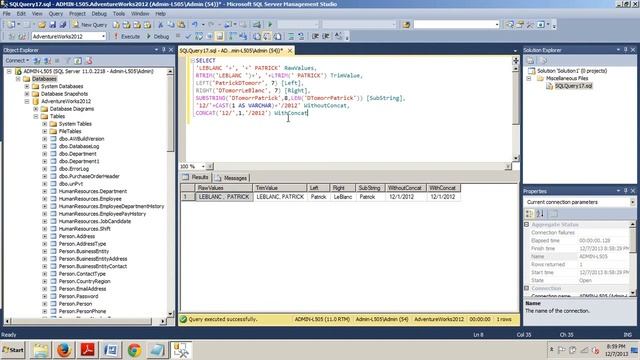 SQL Server tutorial 44: Using string functions смотреть онлайн